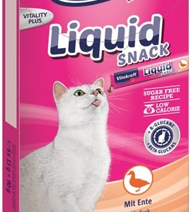 Vitakraft cat liquid snack eend & b-glucaan