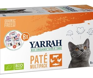 Yarrah organic kat multipack pate zalm / kalkoen / rund