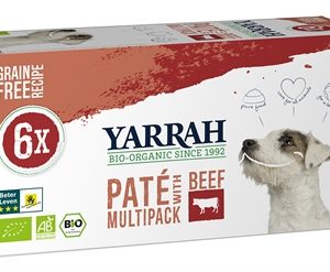 Yarrah dog alu pate multipack beef / chicken