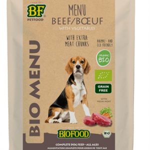 Biofood organic hond rund menu pouch