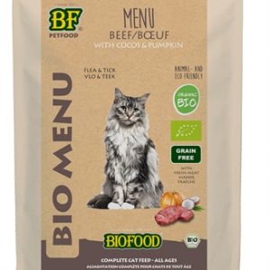 Biofood organic kat rund menu pouch
