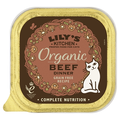Lily’s kitchen cat organic beef dinner