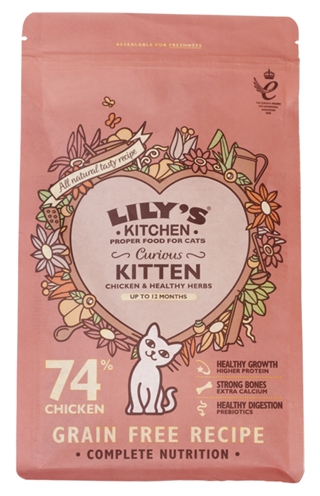 Lily’s kitchen cat kitten chicken / white fish