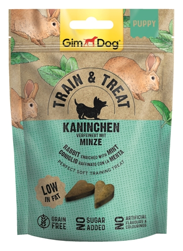 Gimdog train & treat junior konijn / munt