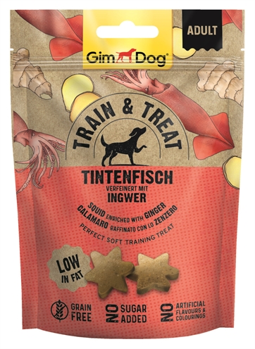 Gimdog train & treat inktvis / gember