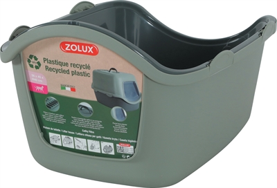Zolux kattenbak cathy gerecycled plastic groen